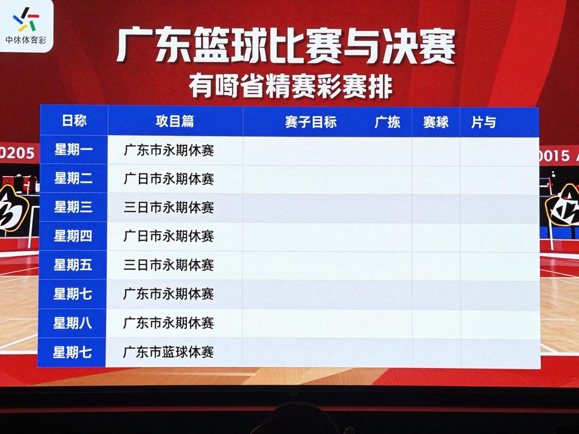 广东篮球比赛今天,有哪些精彩赛事,如何观看直播,最新赛程安排 广东篮球比赛今天,有哪些精彩赛事,如何观看直播,最新赛程安排