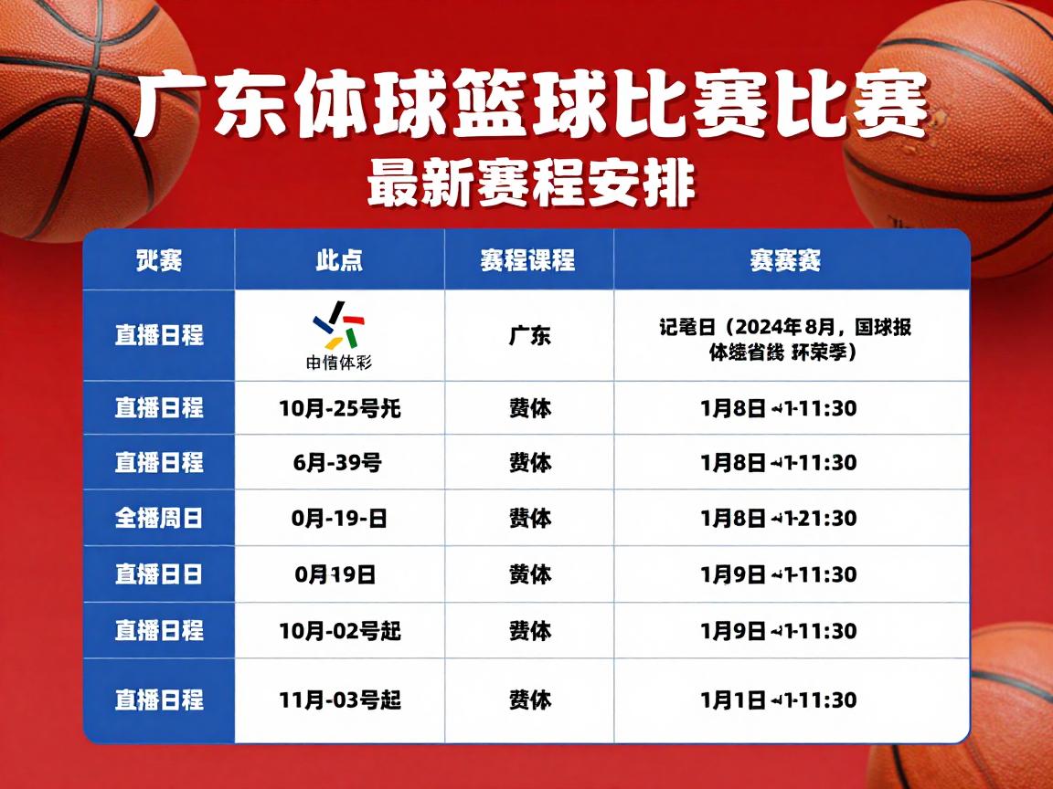 广东篮球比赛今天,有哪些精彩赛事,如何观看直播,最新赛程安排 广东篮球比赛今天,有哪些精彩赛事,如何观看直播,最新赛程安排